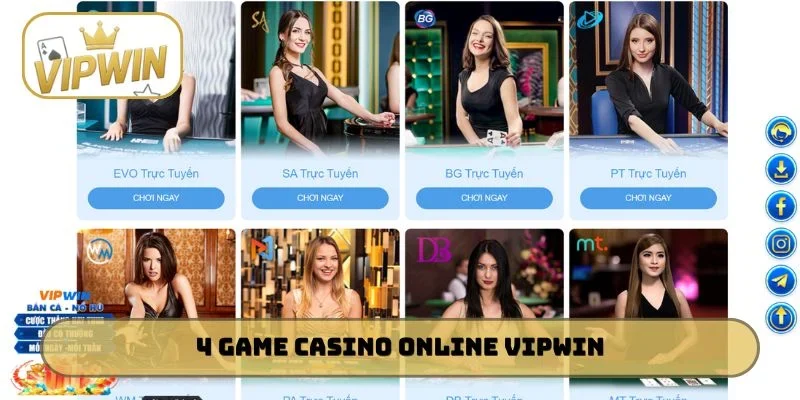4 game Casino online VIPWIN