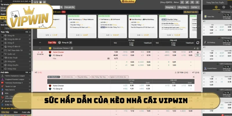 Sức hấp dẫn nổi bật của kèo nhà cái VIPWIN